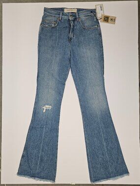 GOLDEN GOOSE Deluxe Brand Women’s Mid Rise Slim Flare Jeans Size 26 US 0-2